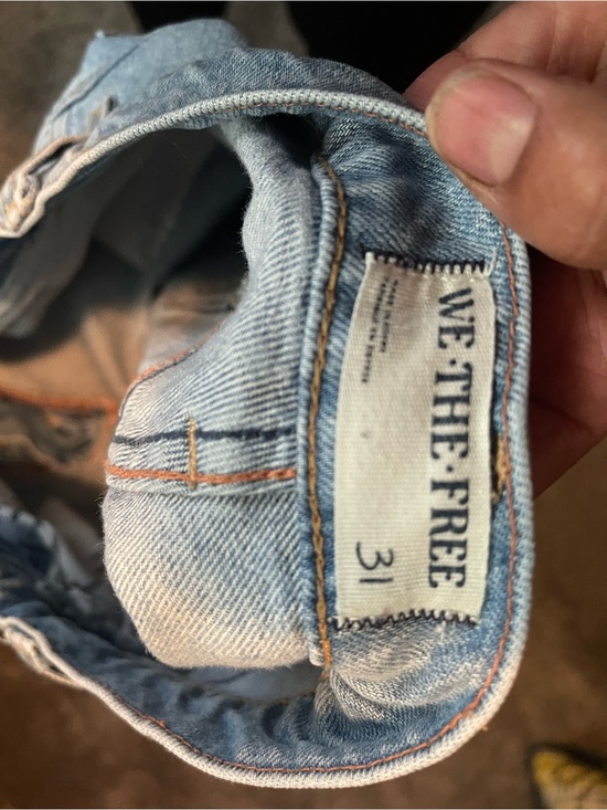 We The Free Denim - We The Free light blue denim barrel jeans